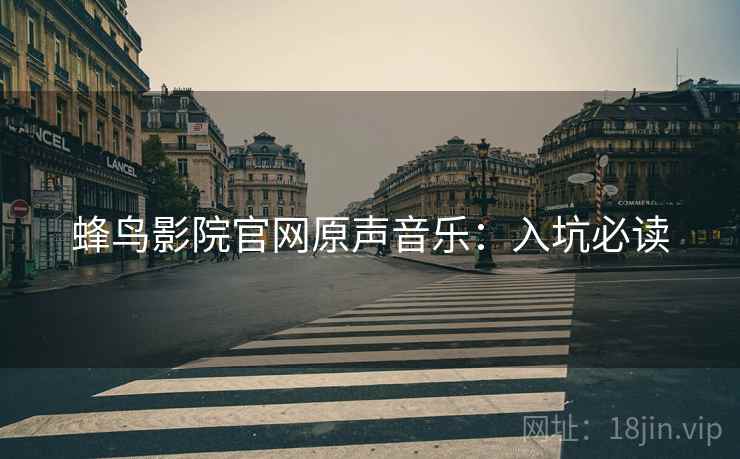 蜂鸟影院官网原声音乐：入坑必读
